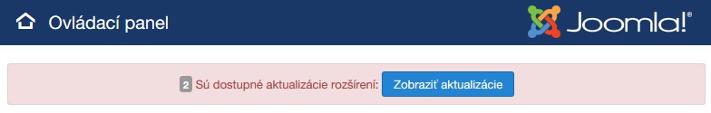 upozorenie na neaktuálne rozšírenia