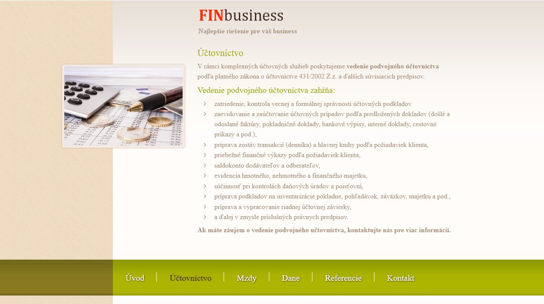 finbusiness uvod